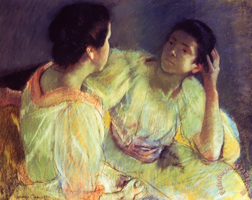 Mary Stevenson Cassatt The Conversation Art Painting