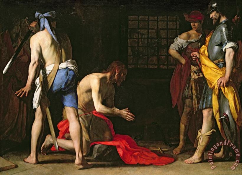Massimo Stanzione The Beheading of John the Baptist Art Print
