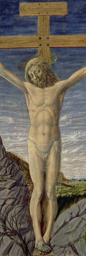 Crucifixion painting - Master of the Barberini Panels Crucifixion Art Print