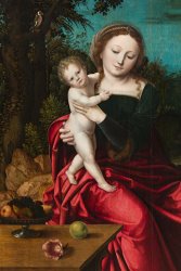 Master of the Parrot Madonna And Child