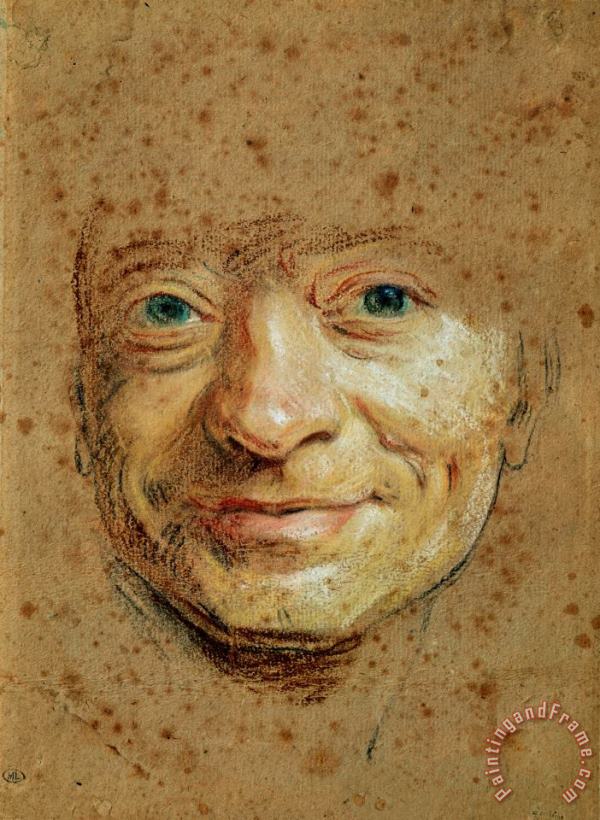 Maurice-Quentin de La Tour Self Portrait Art Print