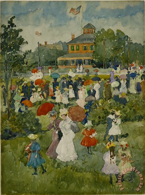 Maurice Brazil Prendergast Franklin Park, Boston Art Painting