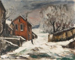 Maurice De Vlaminck Effet De Neige, 1923