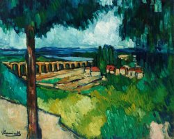 Maurice De Vlaminck Le Viaduc De Saint Germain, 1910