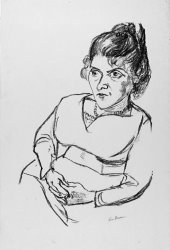 Max Beckmann Portrait of Fridel Battenberg