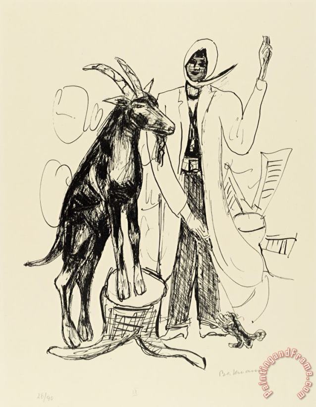 Max Beckmann The Buck Art Print
