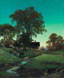 Maxfield Parrish Evening