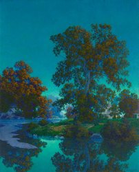 Maxfield Parrish Ottaquechee River, 1947