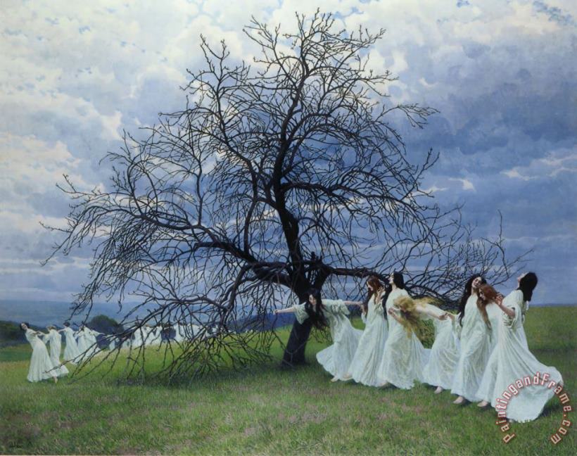 A Song of Spring painting - Maximilian Lenz A Song of Spring Art Print