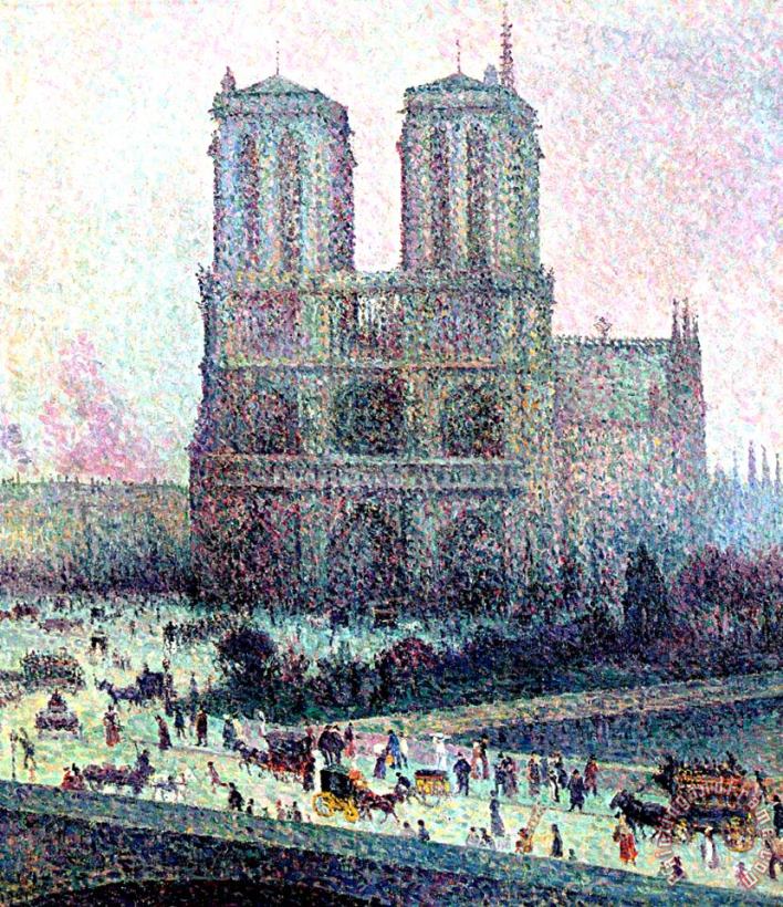 Maximilien Luce Notre-Dame Paris Art Painting