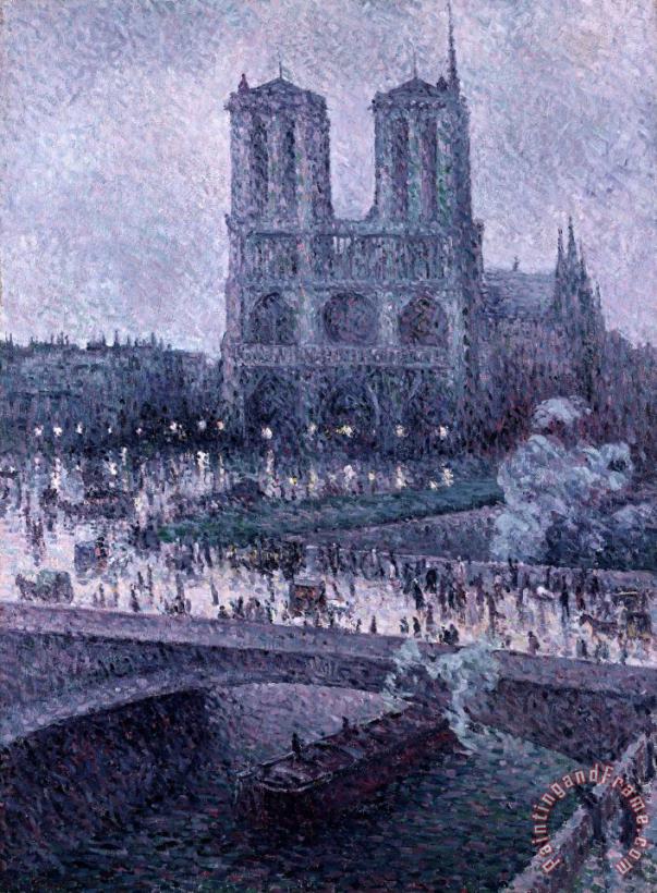 Maximilien Luce Notre Dame Art Print