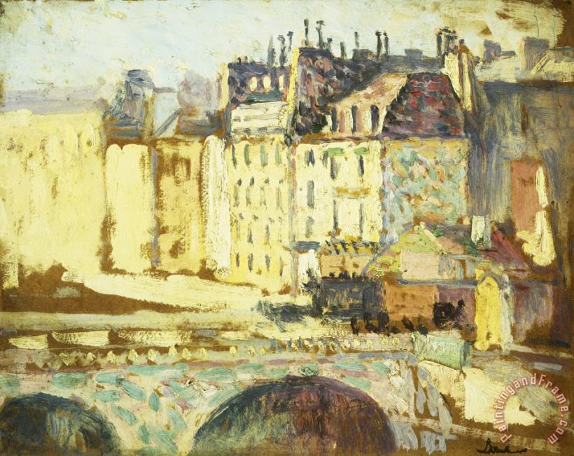 Maximilien Luce Paris, Le Pont Neuf Art Painting