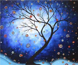 Megan Aroon Duncanson Blue Cascade