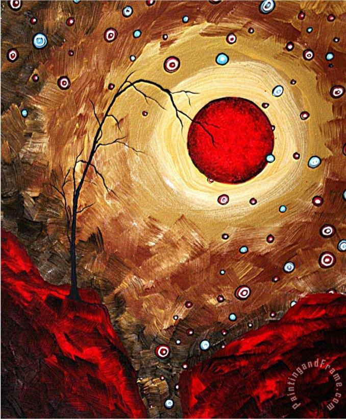 Cosmic Force painting - Megan Aroon Duncanson Cosmic Force Art Print