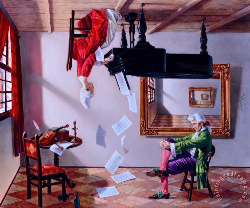 Discord of Analogy painting - Michael Cheval Discord of Analogy Art Print