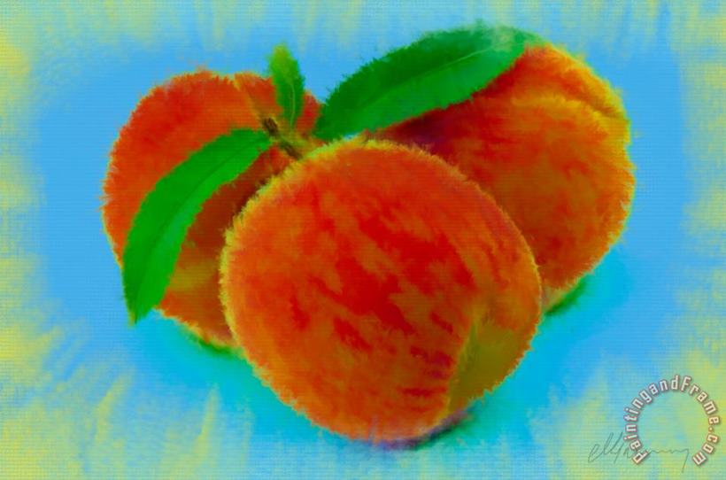 Michael Greenaway Abstract Fruit Painting Art Print