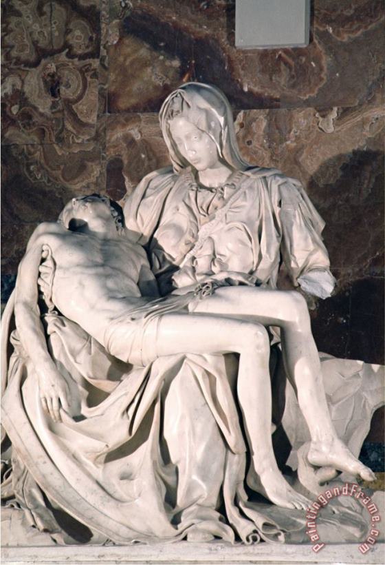 Michelangelo Buonarroti Pieta After It Was Attacked by Laszlo Toth on 21st May 1972 Art Painting