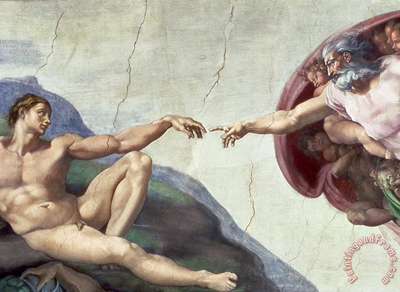 Sistine Chapel Ceiling painting - Michelangelo Buonarroti Sistine Chapel Ceiling Art Print