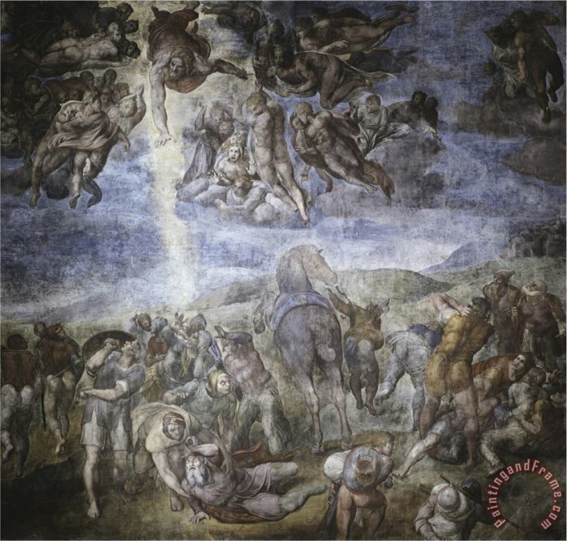 Michelangelo Buonarroti The Conversion of Saul Art Print