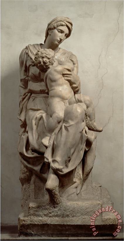 Michelangelo Buonarroti The Virgin And Child Art Painting