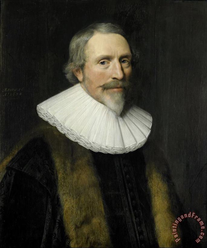Portrait of Jacob Cats (1577 1660) painting - Michiel Jansz. Van Mierevelt Portrait of Jacob Cats (1577 1660) Art Print