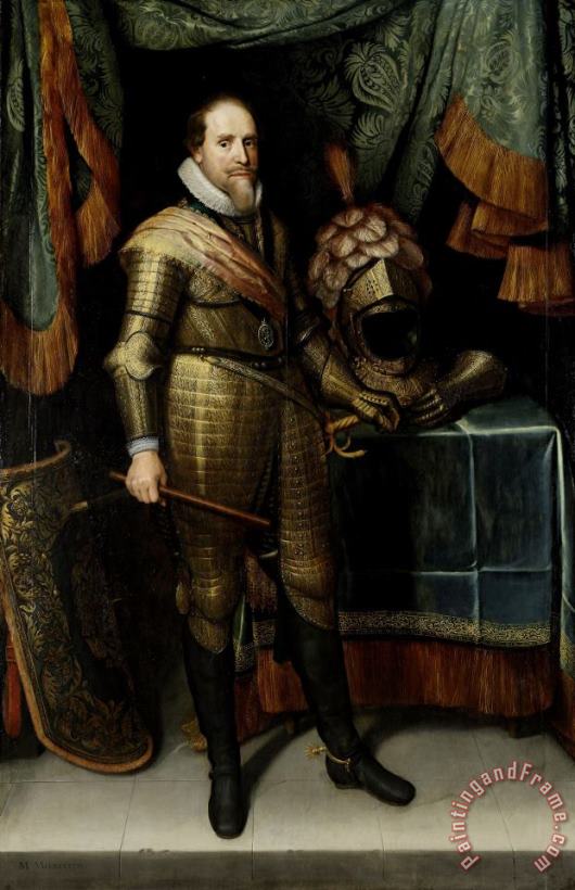 Michiel Jansz. Van Mierevelt Portrait of Maurice, Prince of Orange Art Painting