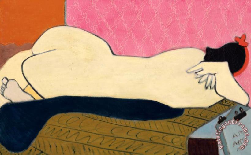 Nude painting - Milton Avery Nude Art Print