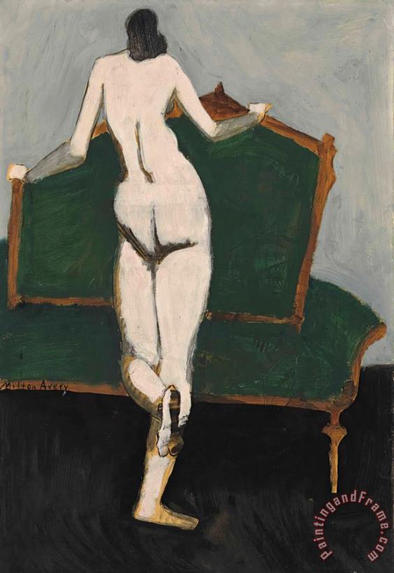 Nude painting - Milton Avery Nude Art Print