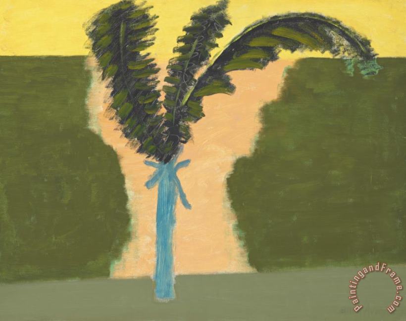 Milton Avery Palm at Sunset Art Painting