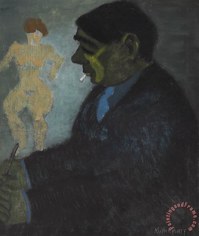 Milton Avery Portrait of George Constant Art Print