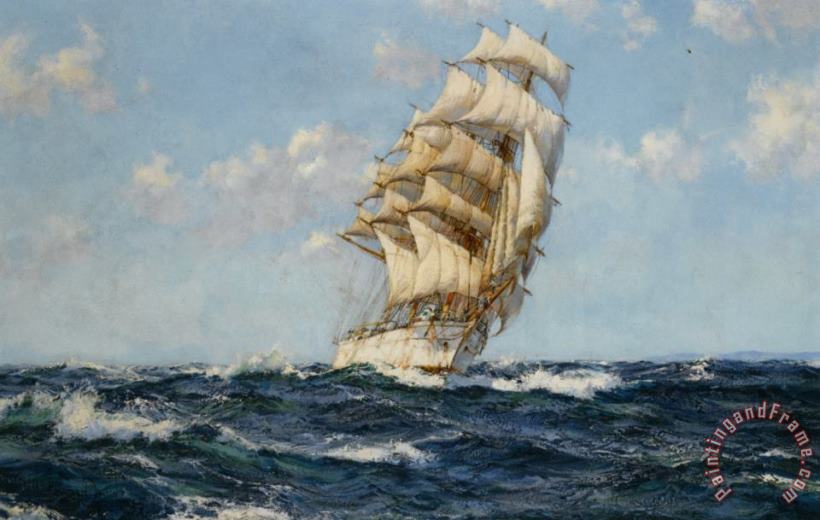 Montague Dawson Fair Wind Art Painting