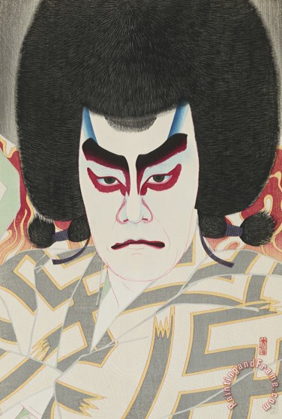 Natori Shunsen The Actor Ichikawa Sadanji II As Narukami Uejin Art Painting