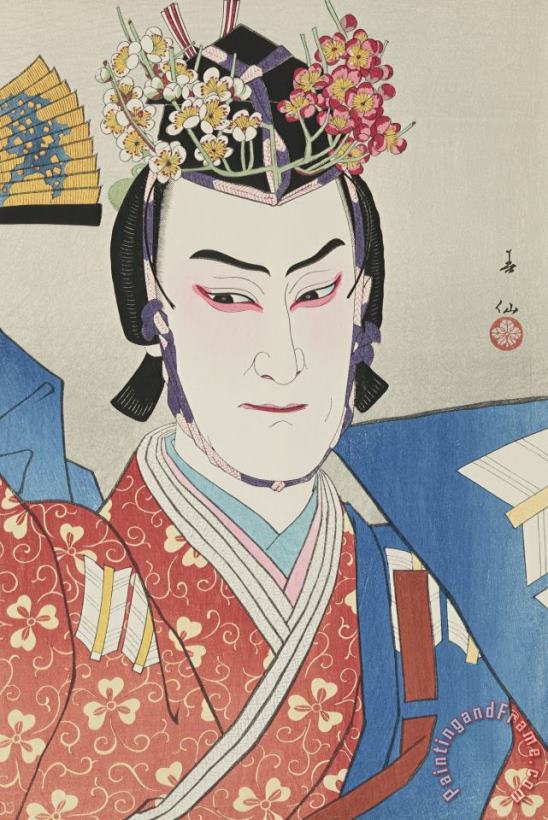 The Actor Morita Kan'ya XIII As Genta Kagesue painting - Natori Shunsen The Actor Morita Kan'ya XIII As Genta Kagesue Art Print