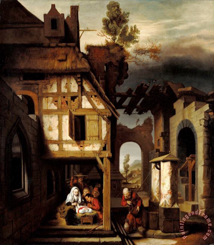 Nicolaes Maes Adoration of The Shepherds Art Painting
