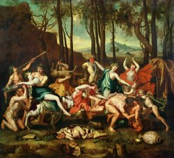 Nicolas Poussin - The Triumph of Pan painting