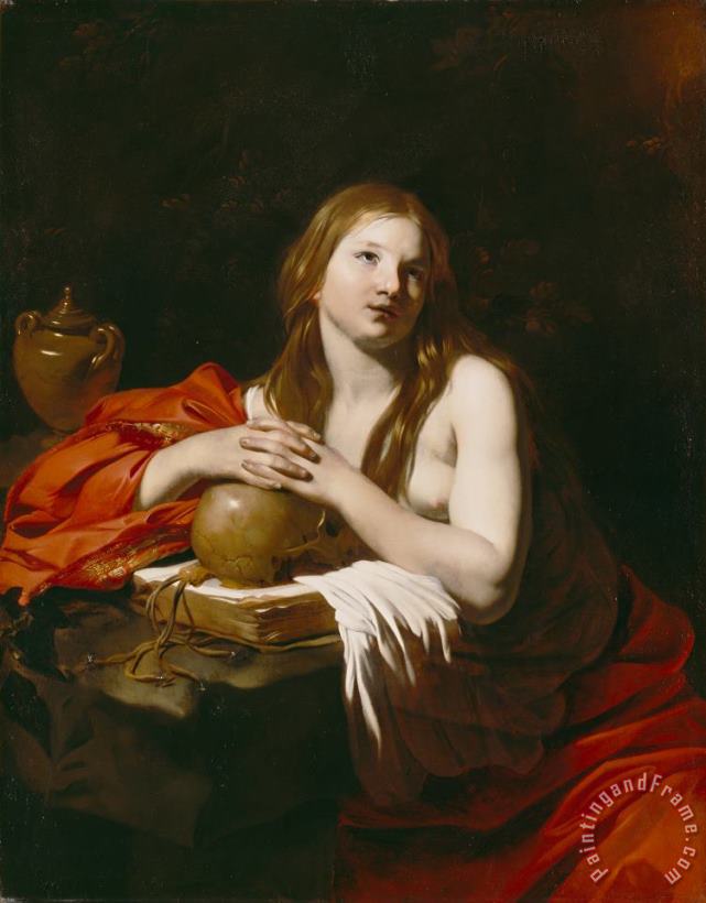 Nicolas Regnier The Repentant Magdalene Art Painting