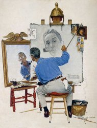Norman Rockwell Self Portrait