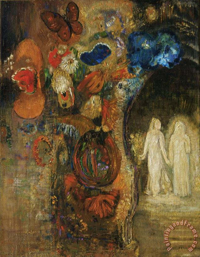 Odilon Redon Apparition Art Painting
