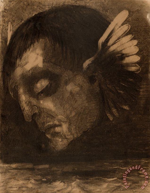 Tears (les Pleurs) painting - Odilon Redon Tears (les Pleurs) Art Print