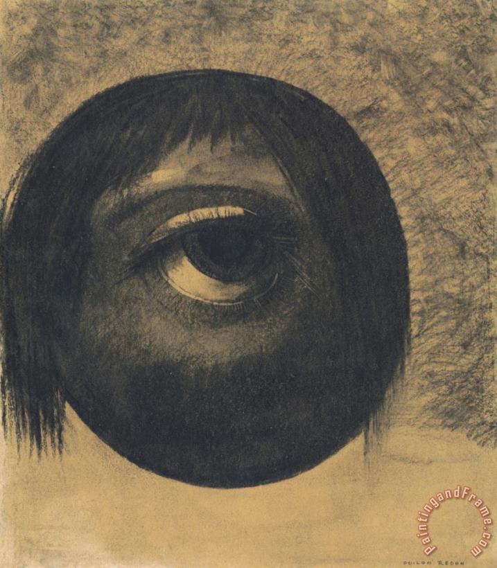 Odilon Redon The Eye (vision) Art Print