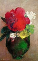 Odilon Redon The Red Poppy