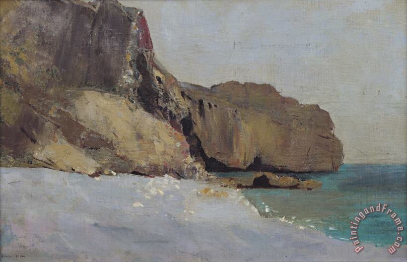 Odilon Redon The Rocks at Vallieres Art Painting