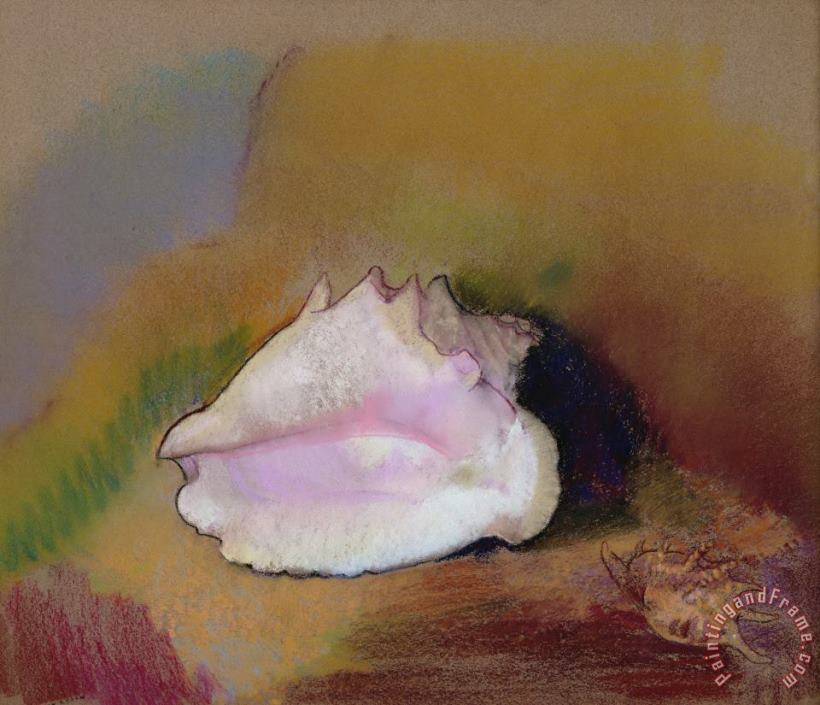 The Shell painting - Odilon Redon The Shell Art Print