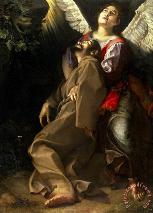 Orazio Gentileschi The Stigmatization of Saint Francis Art Painting