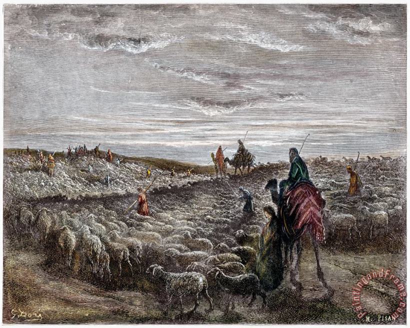 Abraham Entering Canaan painting - Others Abraham Entering Canaan Art Print