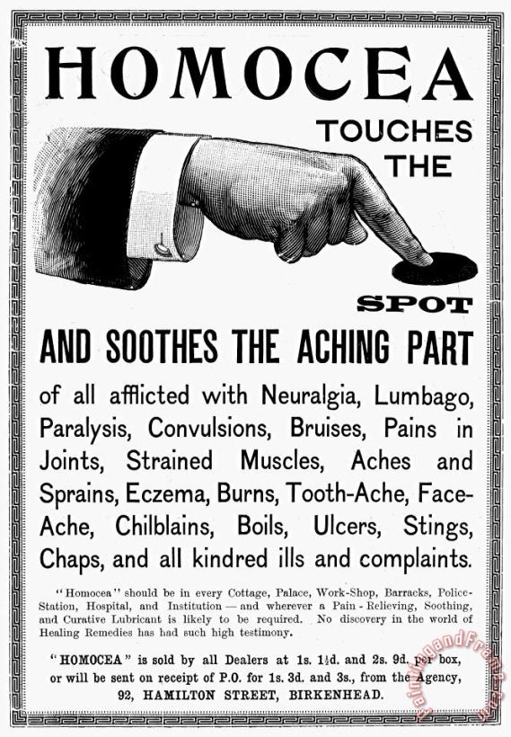 Others Ad: Patent Medicine Art Print