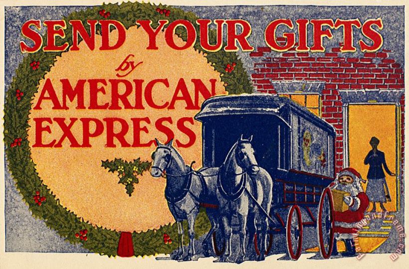 American Express Shipping painting - Others American Express Shipping Art Print