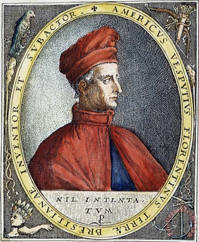 Others Amerigo Vespucci (1454-1512) Art Painting