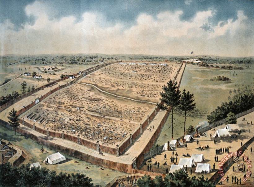 Andersonville Prison painting - Others Andersonville Prison Art Print