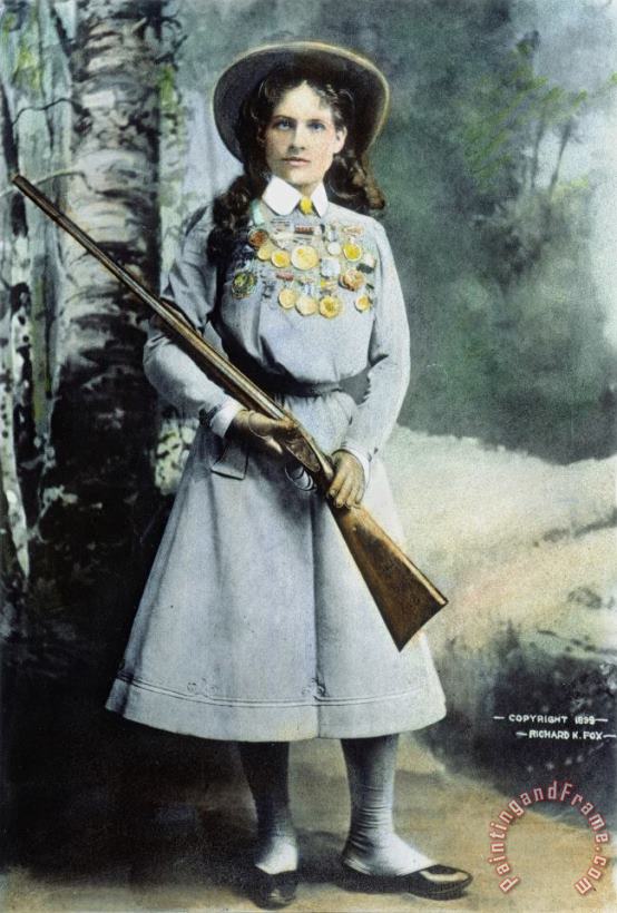 Others Annie Oakley (1860-1926) Art Painting